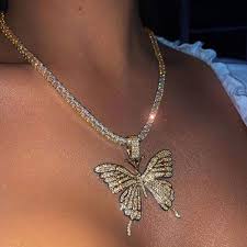 Butterfly Cuban Pendant